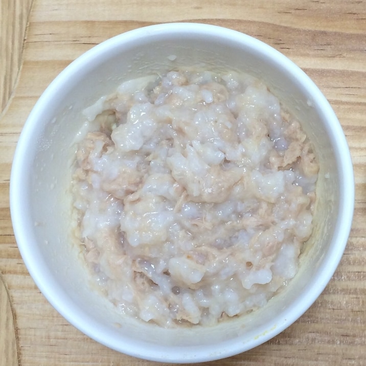 離乳食!レンジで簡単!〜ツナごはん〜